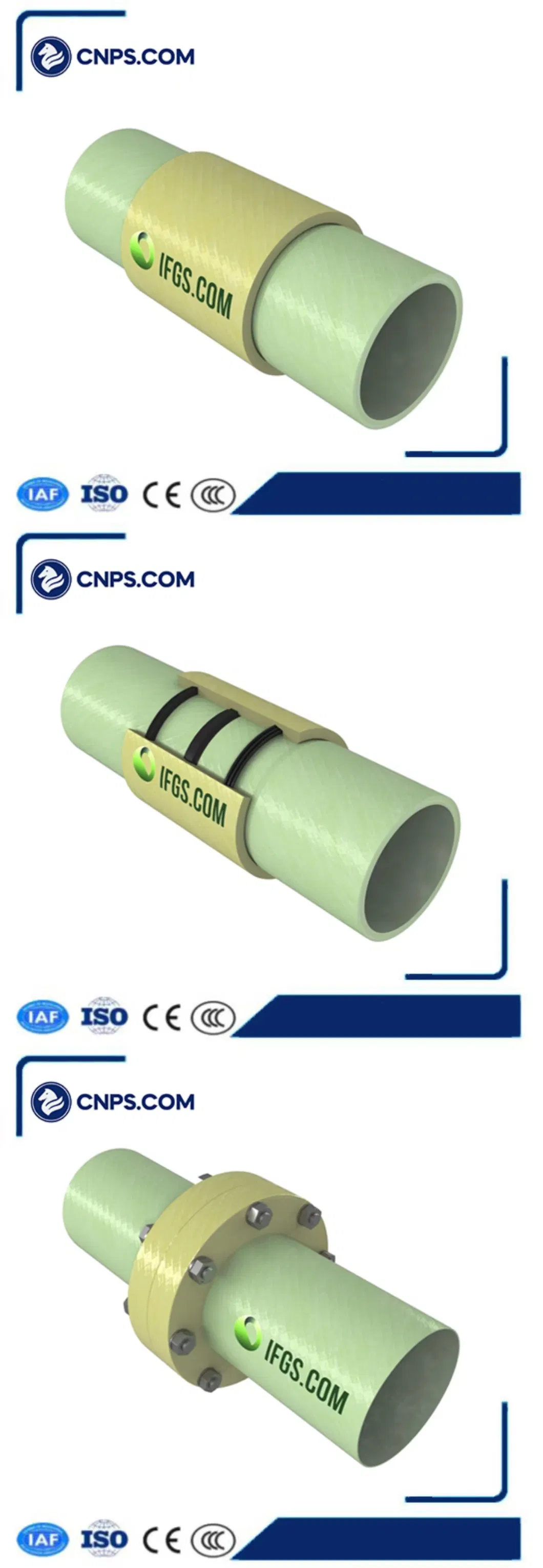Ifgs. COM 1006 NSF/ANSI Standard 61 Gre GRP FRP Fiberglass Pipe Prices for Drinking Water System